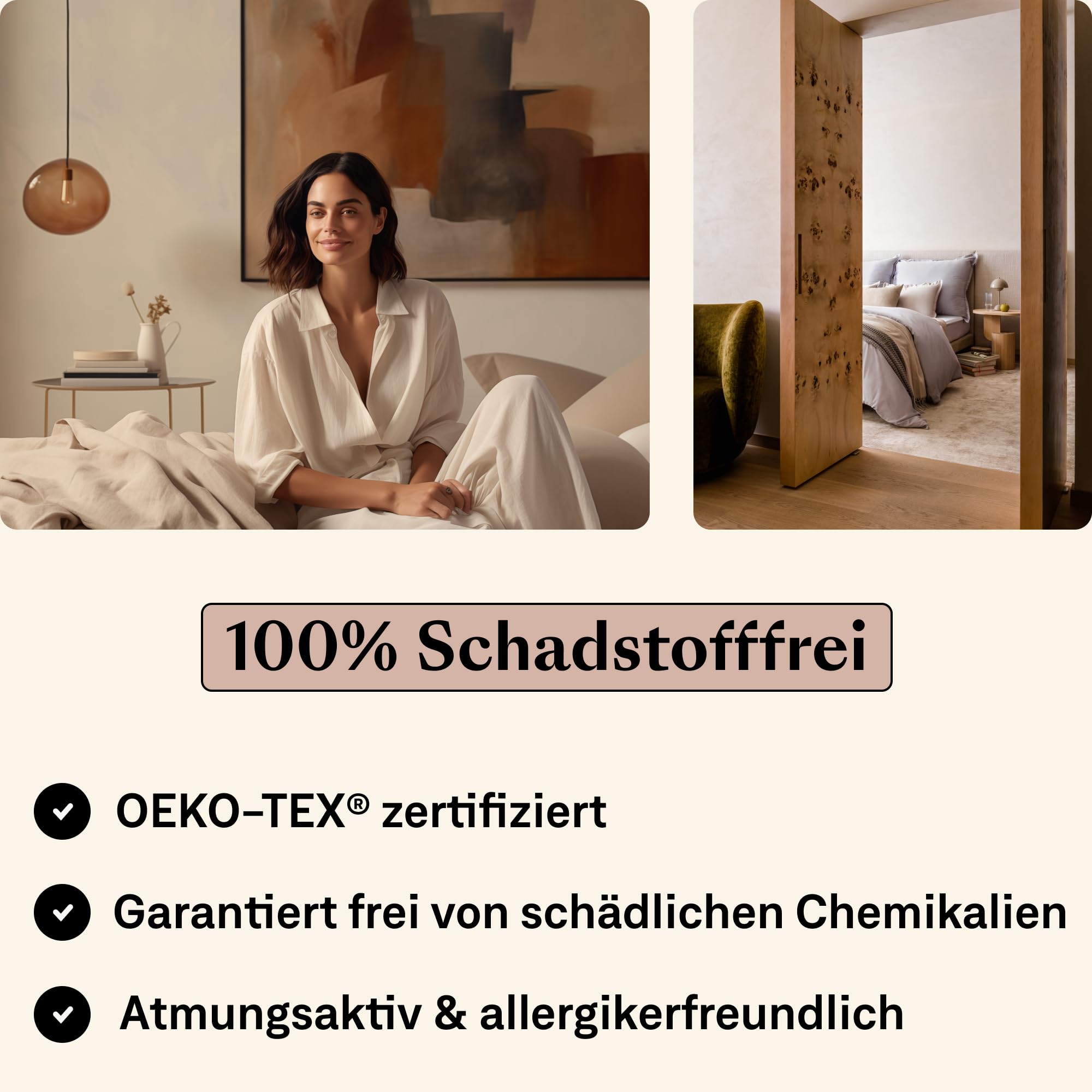 Bettdeckenbezug aus ägyptischer Baumwolle 155x200 cm, hellgrau