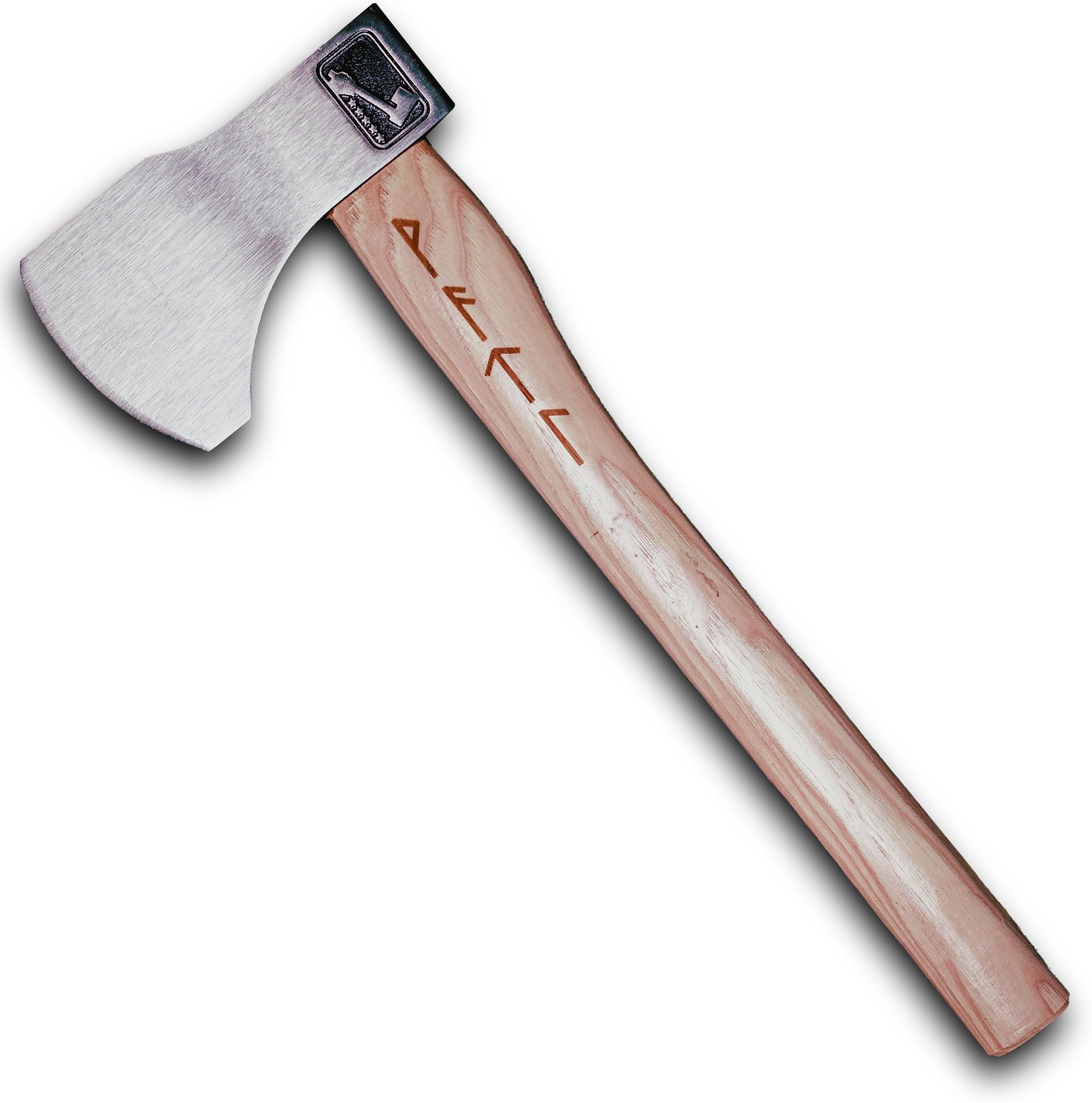 WATL Ragnar Throwing Axe: World Axe Throwing League Premium Competition Throwing Axe with Throwing Hatchet Nylon Sheath and Nordic Engraved Hickory Wooden Handle