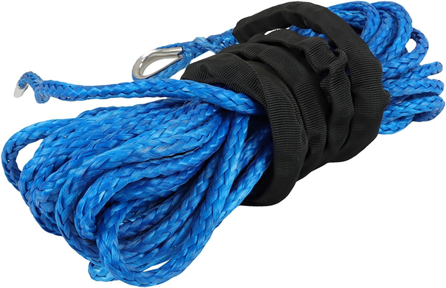 5/16In x 50Ft 12000Lbs Blue Synthetic Winch Rope Winch Line Replacement for ATV UTV SUV - Image 3