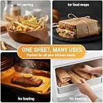 200 Pcs 9x13 Inch Precut Parchment Paper Baking Sheets – Non-Stick & Unbleached or White Options, Lay-Flat Sheets for Baking, Oven & Air Fryer Safe, Easy Cleanup (200, Unbleached 9x13 Inches)