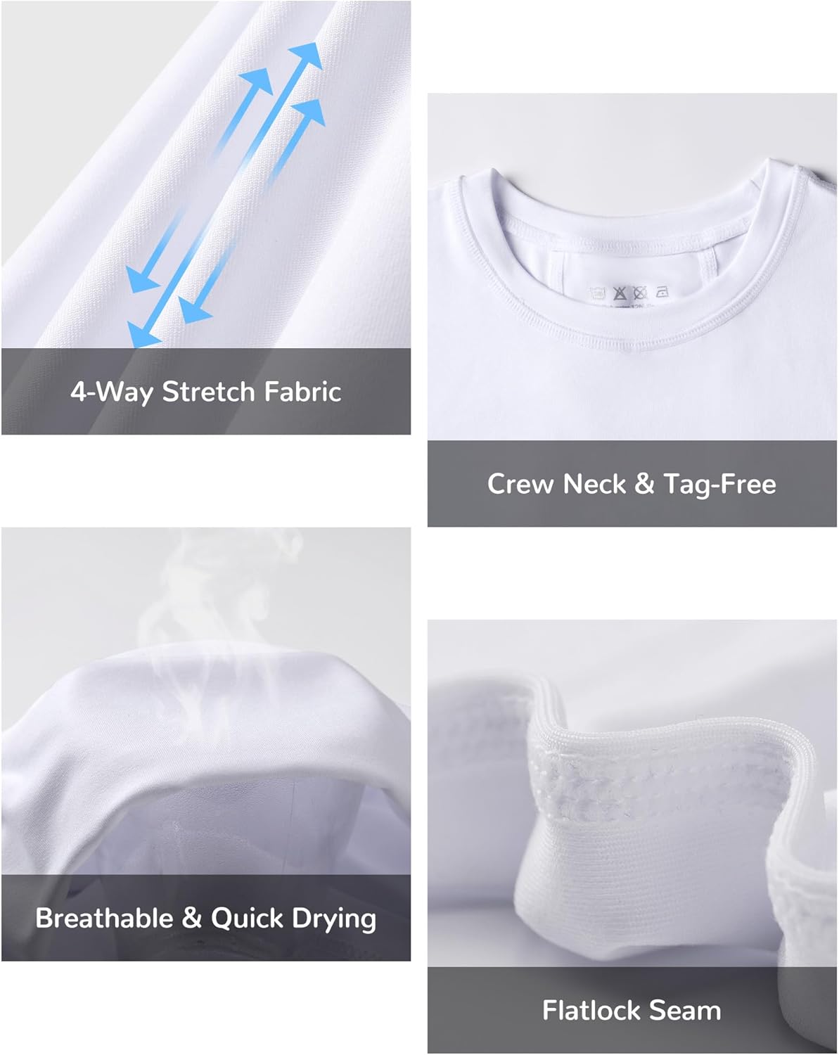 Boys Compression Shirt Short Sleeve Youth Athletic Undershirt Kids Base Layer T-Shirt for Football Basketball - Image 5