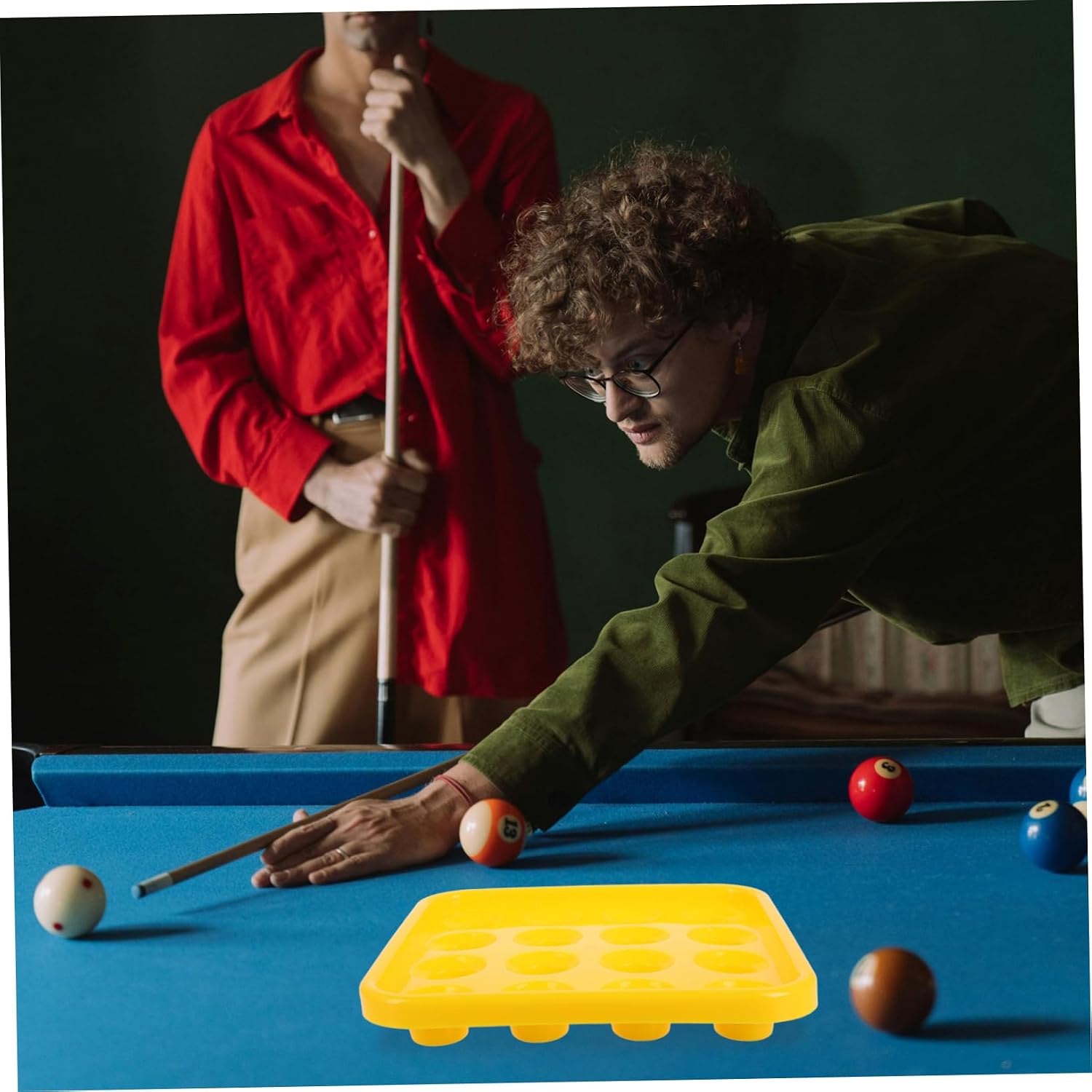 BESPORTBLE Billiard Ball Storage Box Plastic Rack Pool Ball Holder Billiards Supplies