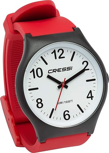 Miniatura 2 de Cressi Reloj analógico de cuarzo disponible en varios colores, resistente al agua hasta 98.4 ft (100 pies) Echo Diseñado en Italia