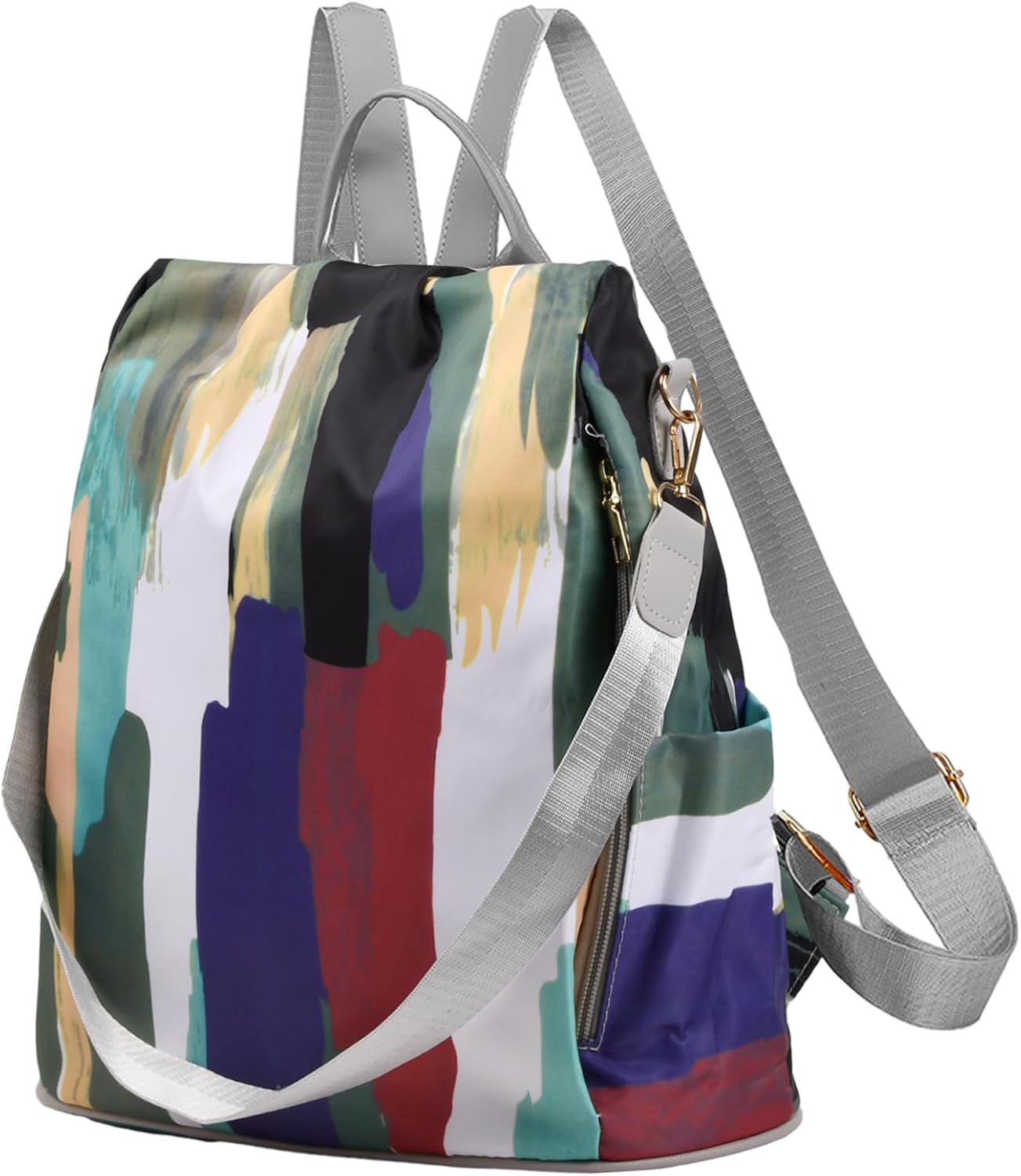 Dewocke Anti-Theft Backpack for Women, Women’s Backpacks, Waterproof Nylon Daypack, Rucksack Shoulder Bags Ladies, Lightweight Travel Bag School Bags, Casual Travel Backpack for Girls Women