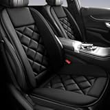 Chezope Car Seat Cushions Lumbar Support Pillows with Comfort Memory Foam Design Washable and Adjustable for Drivers and Office Use (Black)