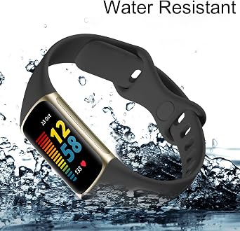GEAK 4 Pack Slim Band Compatible with Fitbit Charge 5/6 Bands Women Men