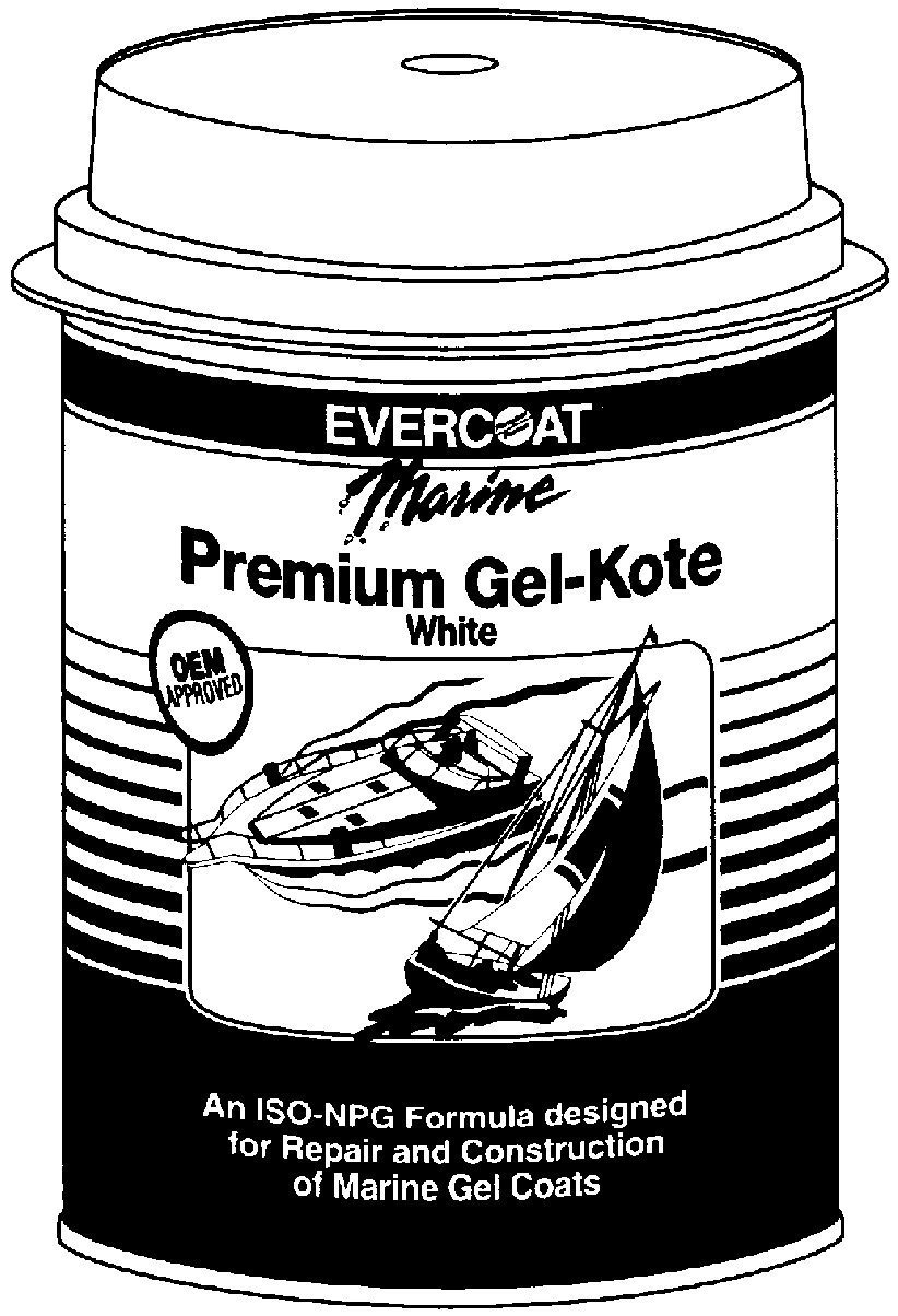 FIBRE GLASS-EVERCOAT CO Gel Kote White Pint