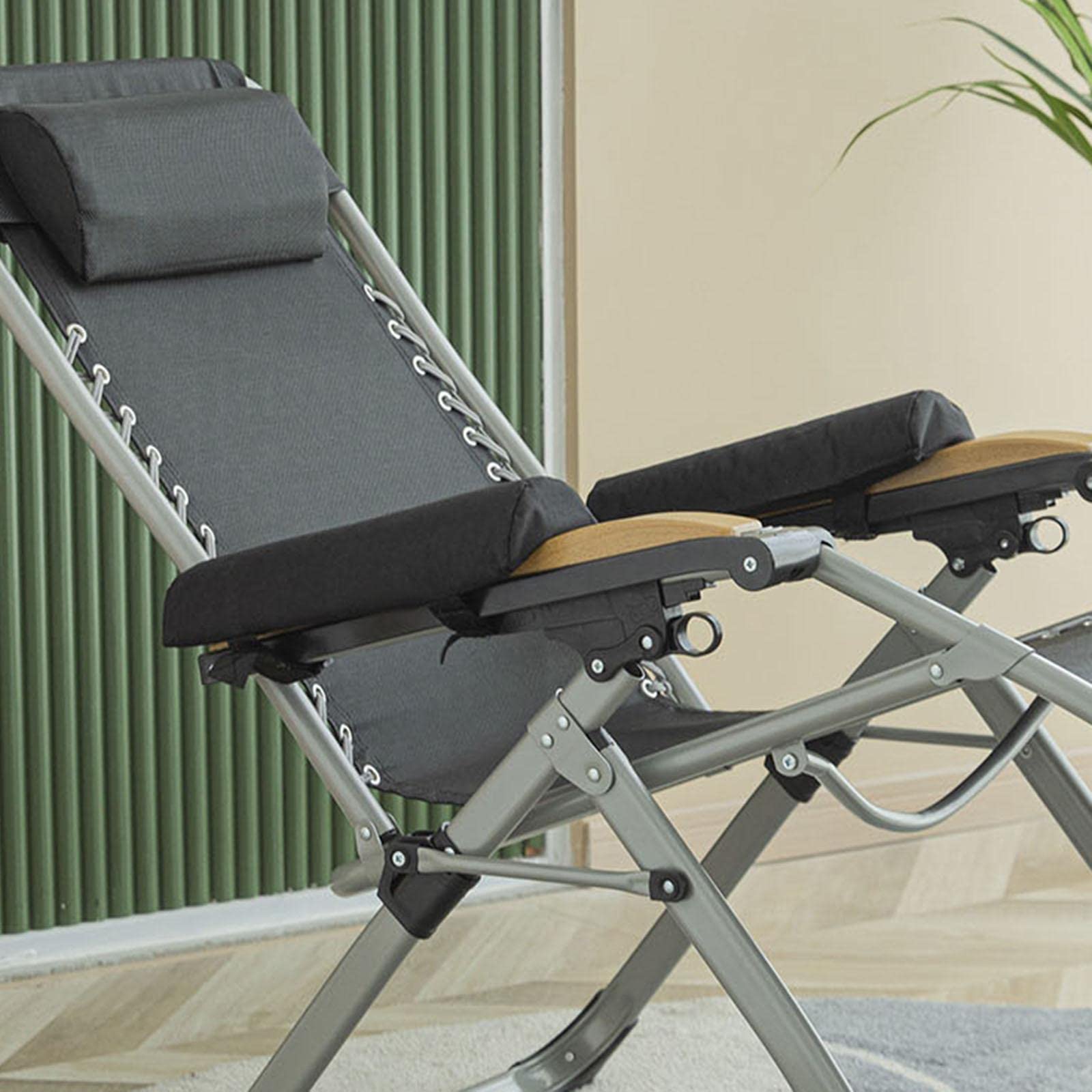 MagiDeal Coussin d'accoudoir de Chaise Longue inclinable, à de réglable