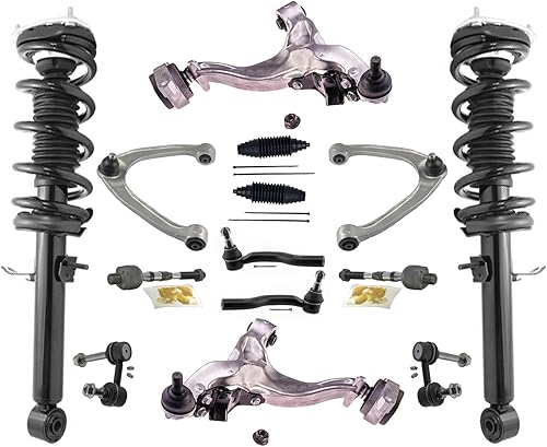 Brazos de control completos delanteros y varillas de acoplamiento y piezas de repuesto para Nissan 370Z 2009-2020