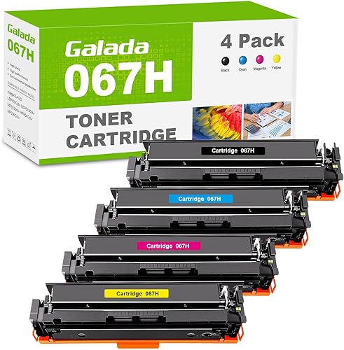 067H - Juego de cartuchos de tóner compatibles de alta capacidad para Canon 067H 067 para impresora Canon imageCLASS LBP632Cdw LBP633Cdw MF653Cdw disponible en Yaxa Venezuela