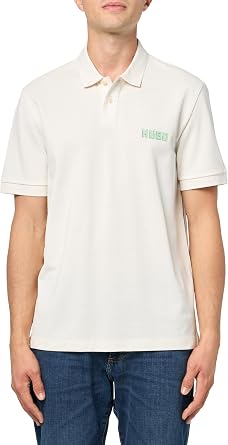 Hugo Mens Block Logo Short Sleeve Polo Shirt