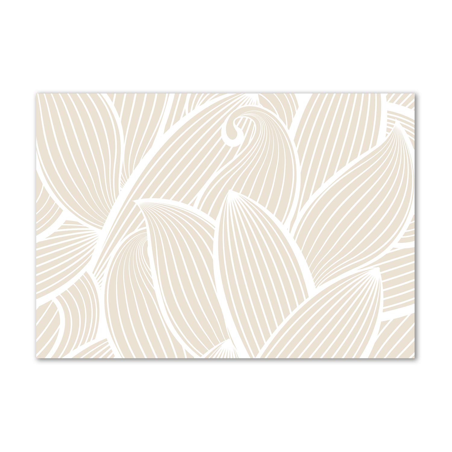 Tableau deco mural derriere le plastique acrylique rigide et lavable
