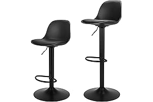 Finnhomy Adjustable Height Bar Stools for Modern Kitchen