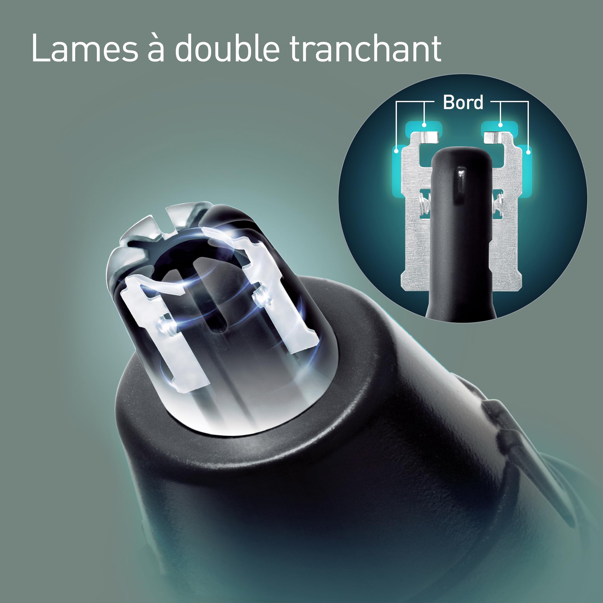 Panasonic - Personalcare ER-GN30-K503 | Tondeuse Multi - NezOreillesSourcils Coupe de précision Alimentation sans fil Fonctionne avec piles Wet & Dry Noir