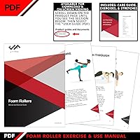 Vista 5 de JFIT High Density Foam Roller – EPP Deep Tissue Massage Roller for Muscle Recovery, Myofascial Release & Stretching