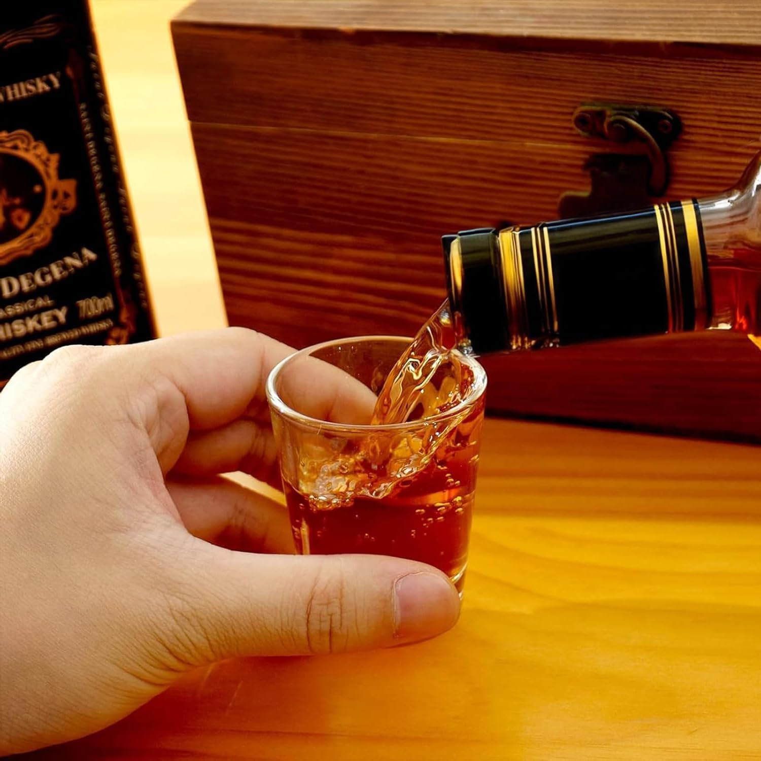 Vaas van glas dikke bodem - 'T Olde Gre-j