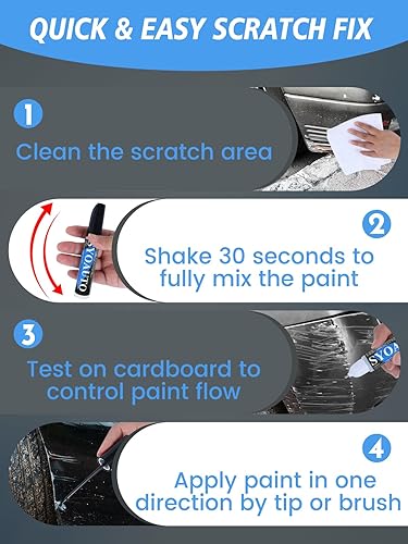 Miniatura 7 de SYOAUTO Wind Chill - Pintura de retoque para autos, pintura de retoque automático, reparación de arañazos, pintura automotriz, removedor de arañazos