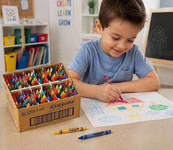 CRAYOLA - 288 Crayons Classpack, 72 Colours, Regular Size, School Supplies