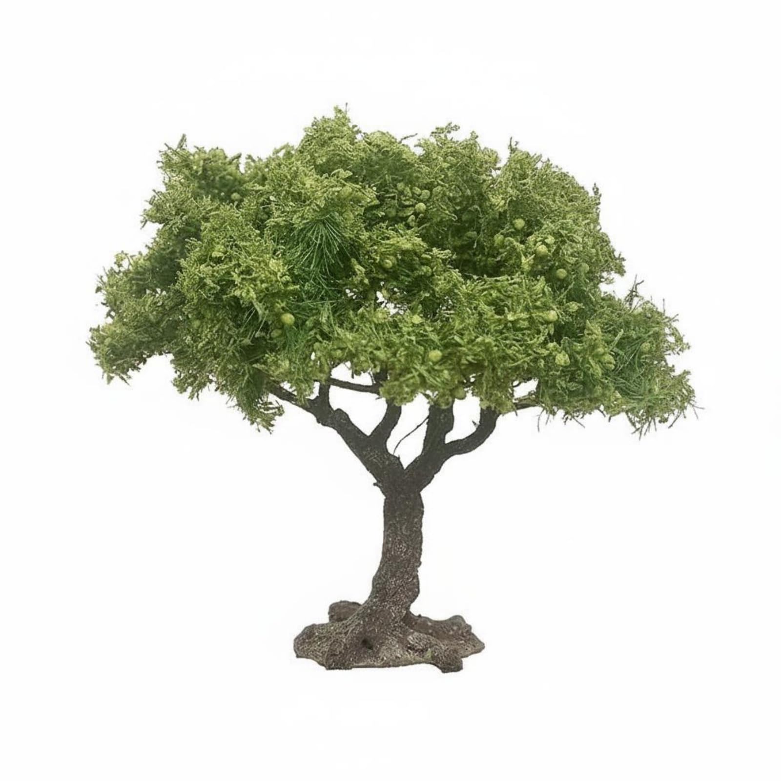 STYLEHEAVEN Miniature Tree Green Foliage Scene Tree Wire Trunk