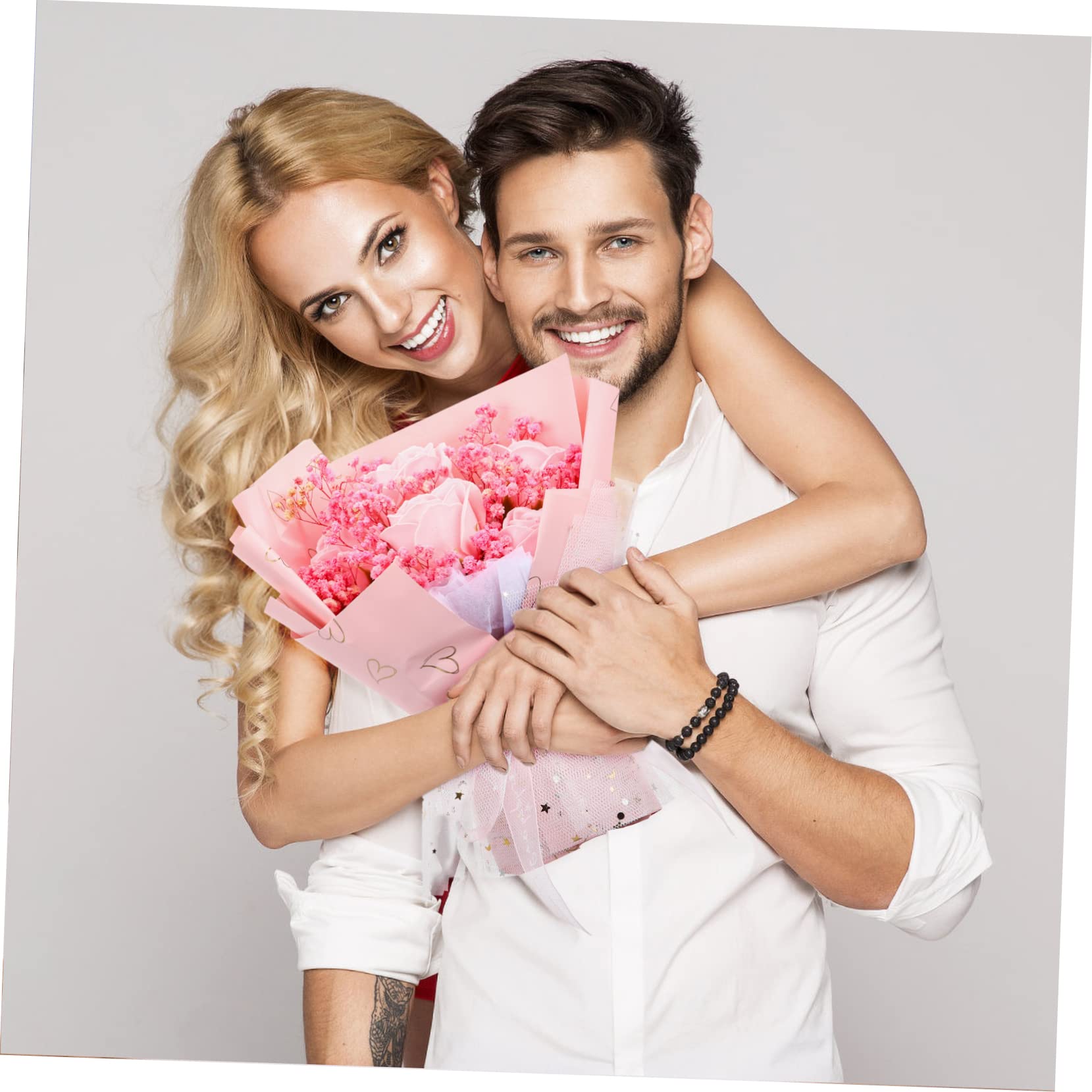 ABOOFAN Lot De 2 Bouquets De Fleurs Séchées De Gypsophile pour La Fête des Mères