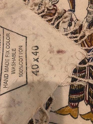 Miniatura 3 de Syrus The Great Farvahar Tapiz 17" x 17" nuevo colgante de pared hecho a mano 100% algodón