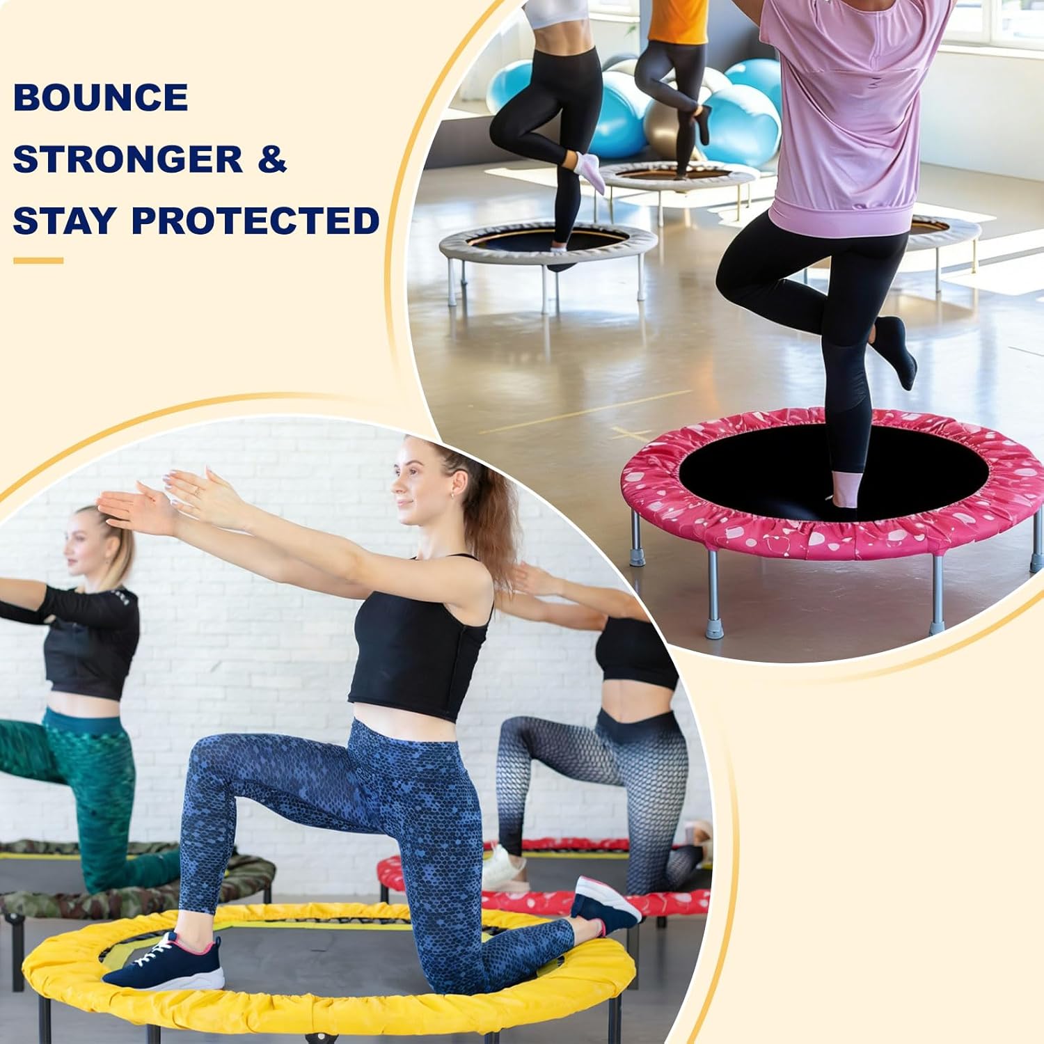 Trampolines Spring Cover, Small Trampolines Replacement Cover, Safety Pad Replacement - Fitting for (Indoor/Home/Fitness)