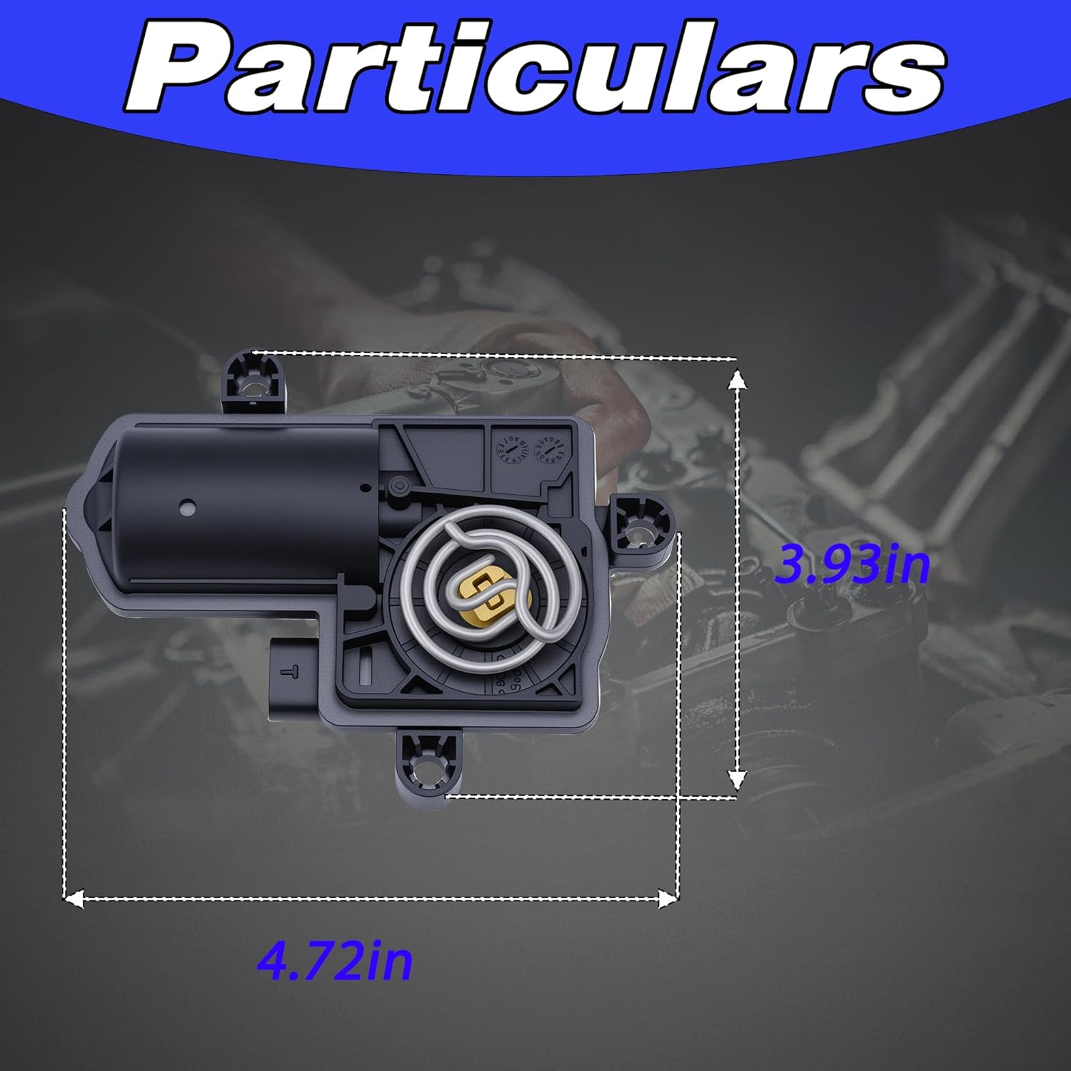 Left/Right Active Exhaust Valve Actuator OEM-Grade Compatible with Dodge Charger/Challenger 2015-2023 Chrysler 300C 2023 Replaces OE 68239269 68505881AA
