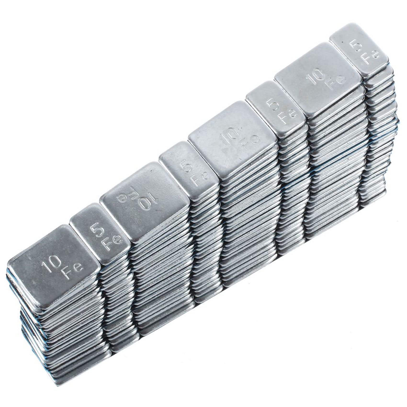 50 Pezzi 2.1 Oz 60G Pesi Pneumatici della Gomma Pneumatici Pesi Strisce per Auto