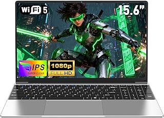 NAIKLULU 15.6 Inch Laptop, M3 6Y30 Processor RAM 8GB SSD 256GB Laptop Computer Notebook 2026, Webcam/Touchpad/5000mAh/USB …