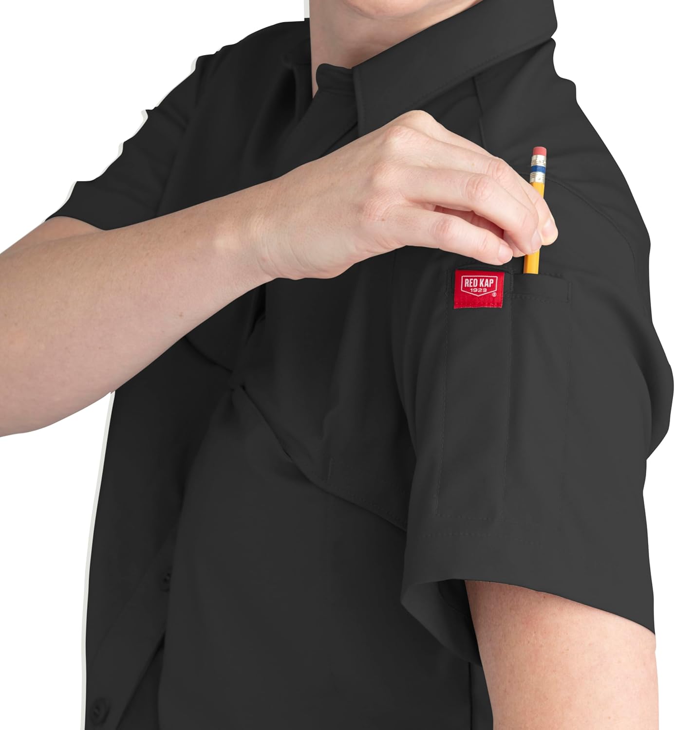 Red Kap Womens Cooling Short Sleeve Work Shirt - Image 4