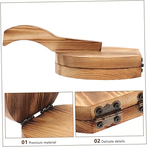 Miniatura 3 de HAKIDZEL Envoltorio de bola de masa de madera prensador de masa de madera Pataconera Pasta Fabricante de masa de masa de bola de masa Herramienta de