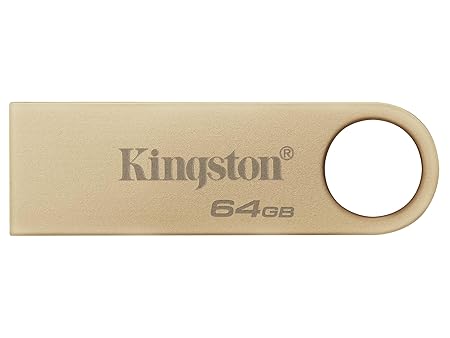 Kingston DataTraveler SE9 G3 64B USB Flash Drive | USB 3.2 Gen 1 Speed | Up to 220MB/s | Premium Metal Casing | DTSE9G3/64GB