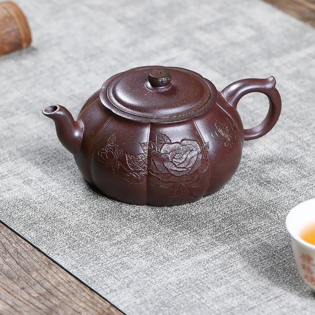 Tetera Infusiones Tetera De Cerámica Con Filtro For El Hogar, Estilo Retro, Hecha A Mano, Kung Fu Teapot
