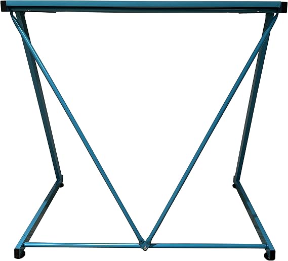 Urban Lifestyle Z-Shaped Student Desk, Aqua
