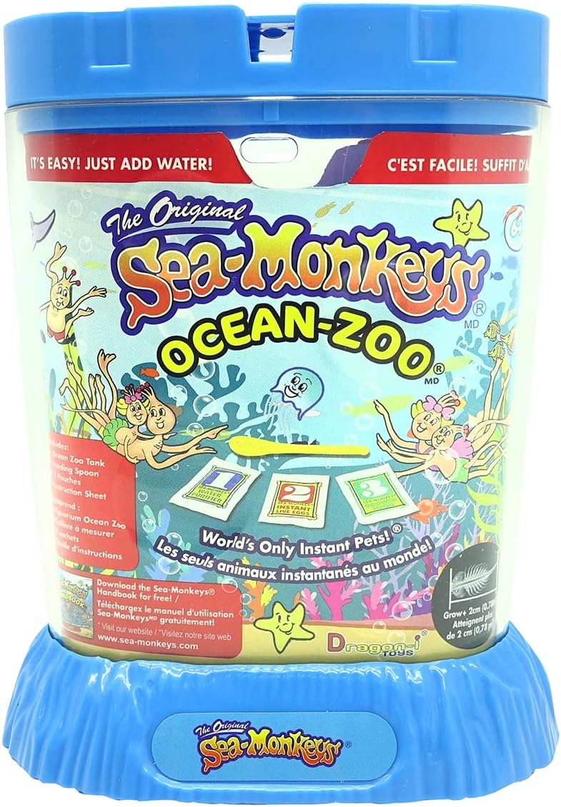 SeaMonkeys Ocean Zoo Tank with Starter Kit! Just Add Water! Create The Perfect SeaMonkey