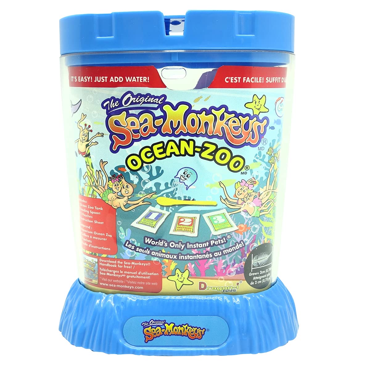 Sea-Monkeys シーモンキー セット Sea-Monkeys Ocean Zoo - Tank with Starter Kit! Just Add
