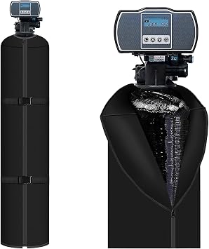 Neoprene Water Softener Tank Jacket Prevents Sweating, 10D x 54H, Black | Heavy duty 3mm neoprene water softener tank cover, absorbable condensate water to prevent wweating, windproof, easy install