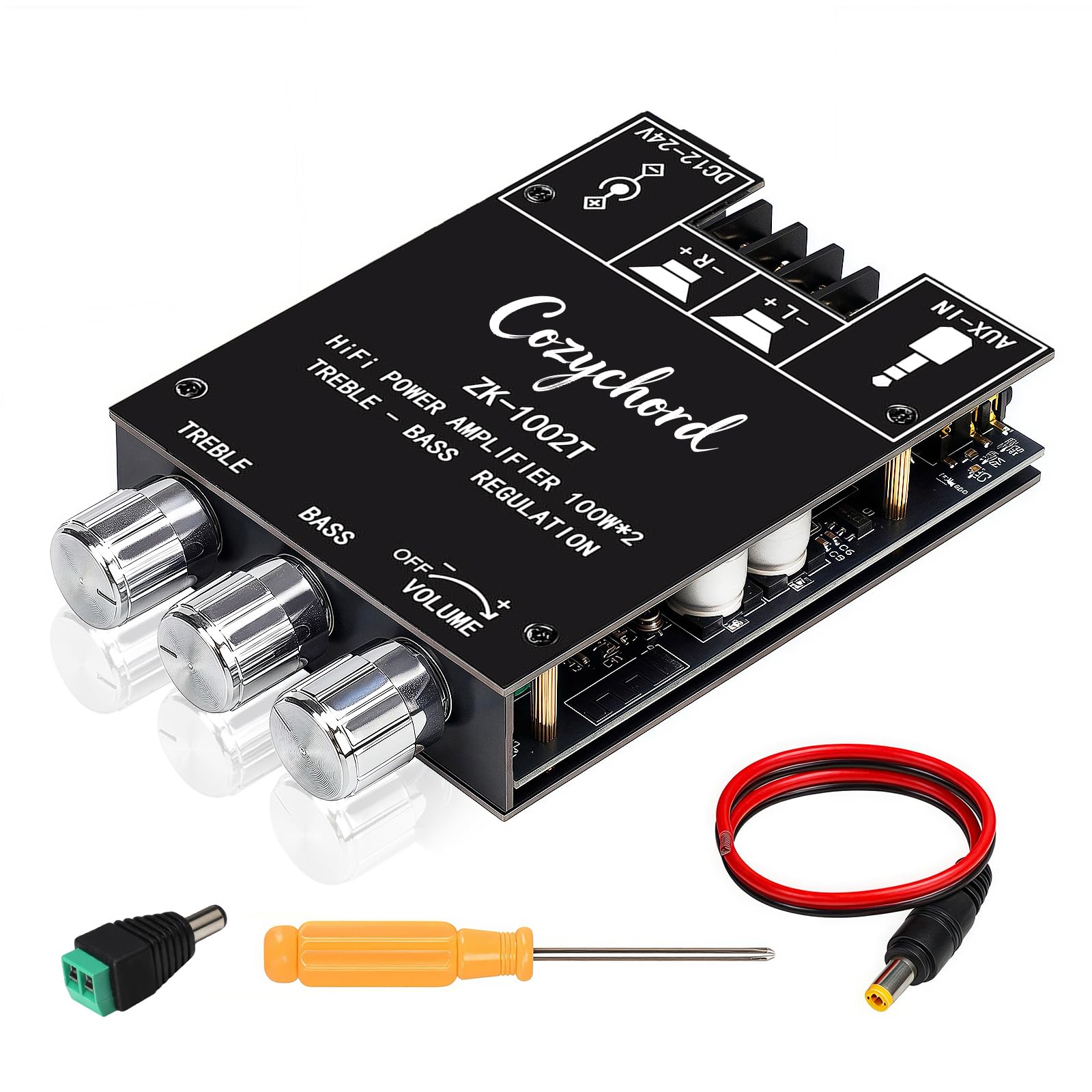 Amazon.com: Cozychord ZK-1002T Bluetooth 5.0 Stereo Amplifier