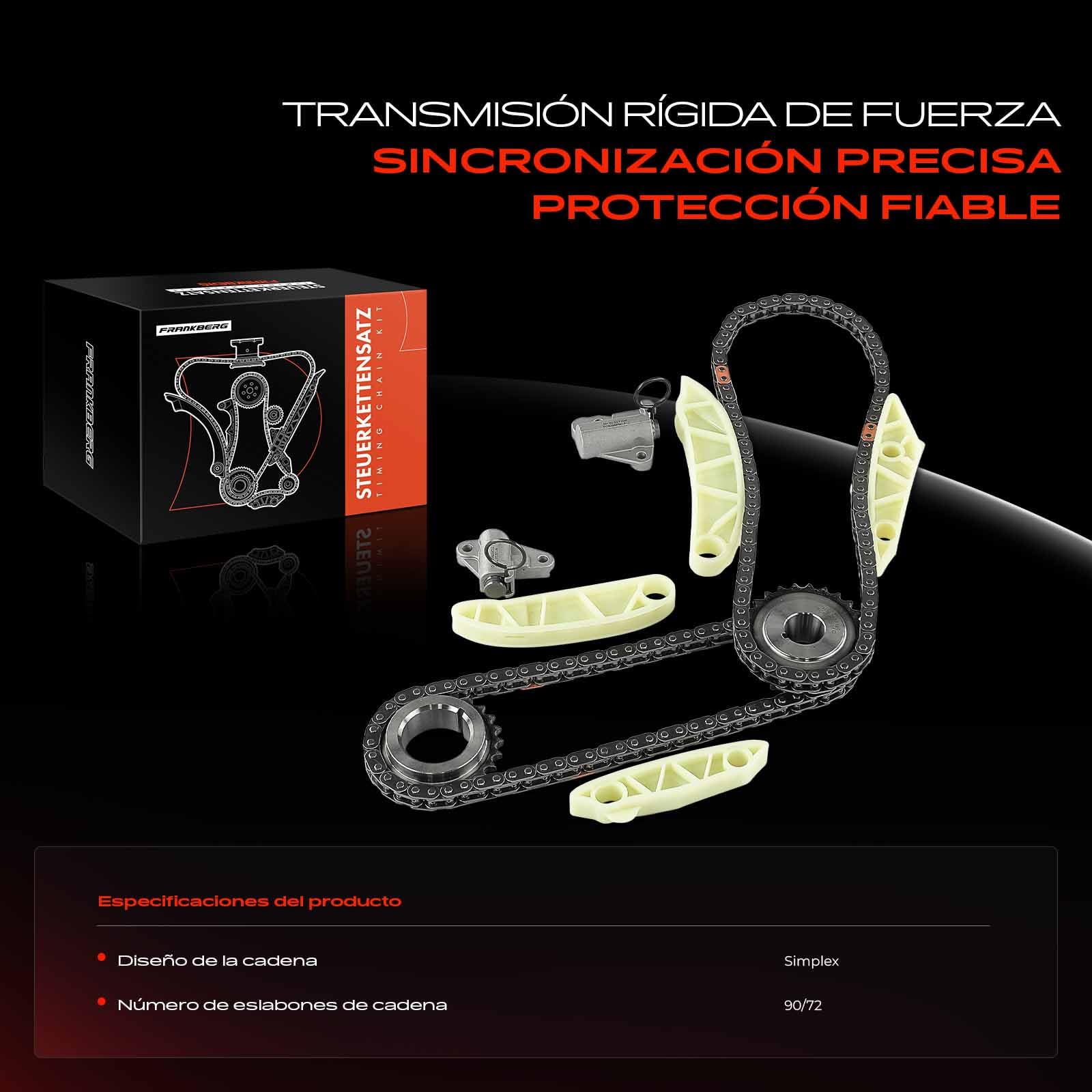 Frankberg Kit de cadena de distribución cadena de distribución diésel
