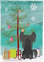 Vista 755 de Caroline's Treasures BB4243GF Bandera de jardín con texto en inglés «Merry Christmas» con texto en inglés «Merry Christmas», bandera decorativa