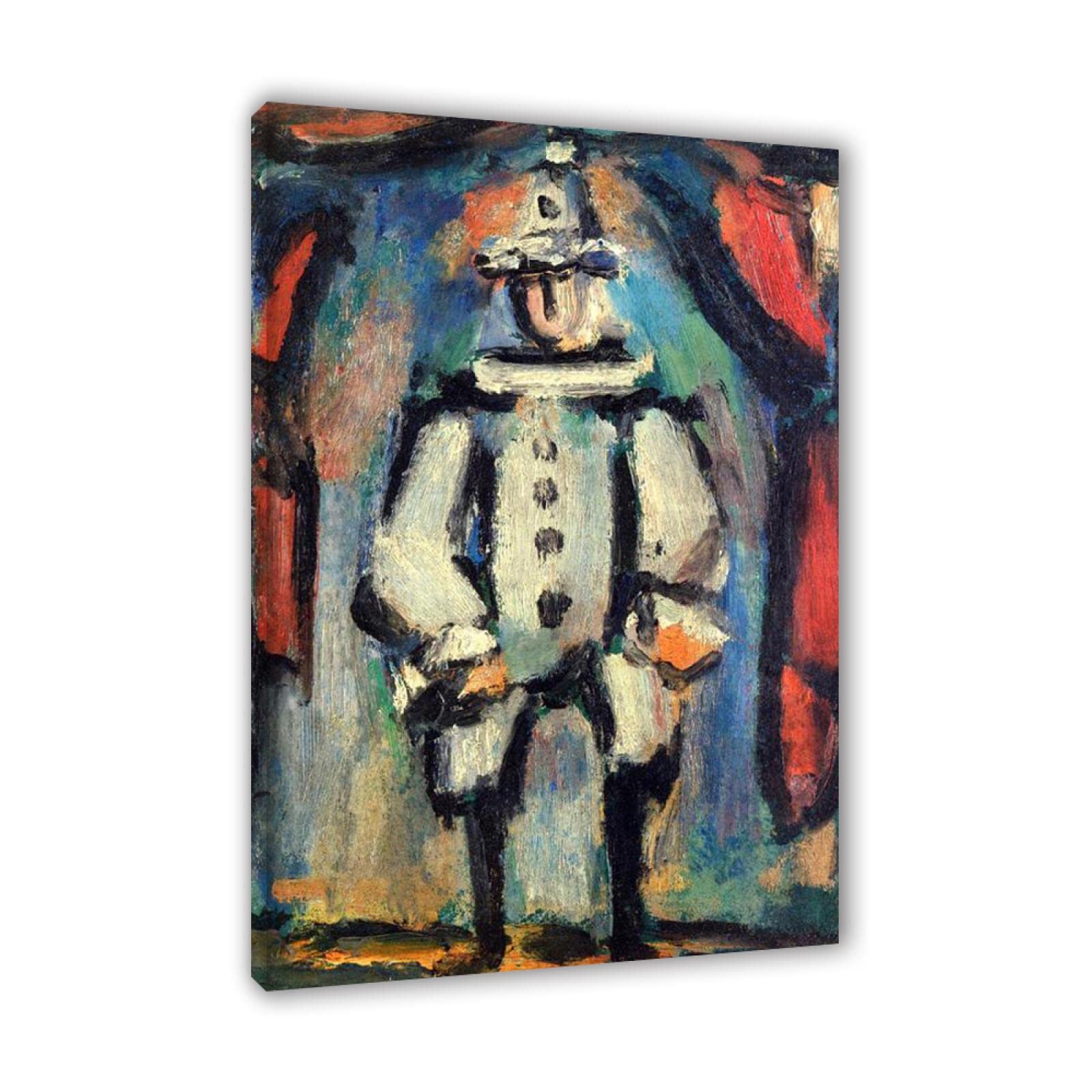Amazon.co.jp: 額装。ジョルジュ・ルオー 有名な絵画の複製。「ぴえろ 