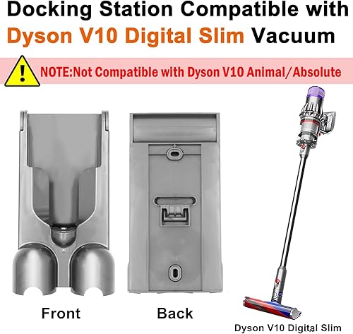 Miniatura 2 de Bolan-Tech Estación de acoplamiento para aspiradora, soporte de accesorios de montaje en pared compatible con aspiradoras Dyson V10 Digital Slim  No