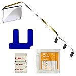 Take A Look Cycling Mirror with Helmet Adapter- Low-Tech Rearview Mirror for Bikes - fits Helmet & Sunglasses - Shatter-Resistant Polycarbonate Lens, Always On (Left-Side)