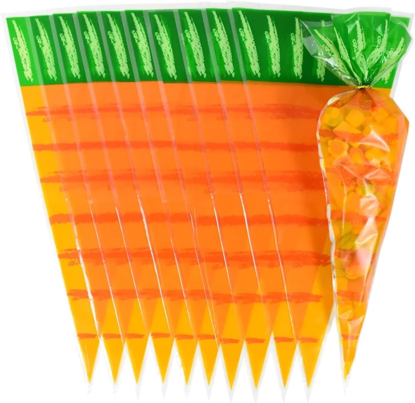 Sachet Bonbons, 50pcs Sacs à Bonbons Sac Biscuit, Pochette Sachet Bonbons Anniversaire pour Les
