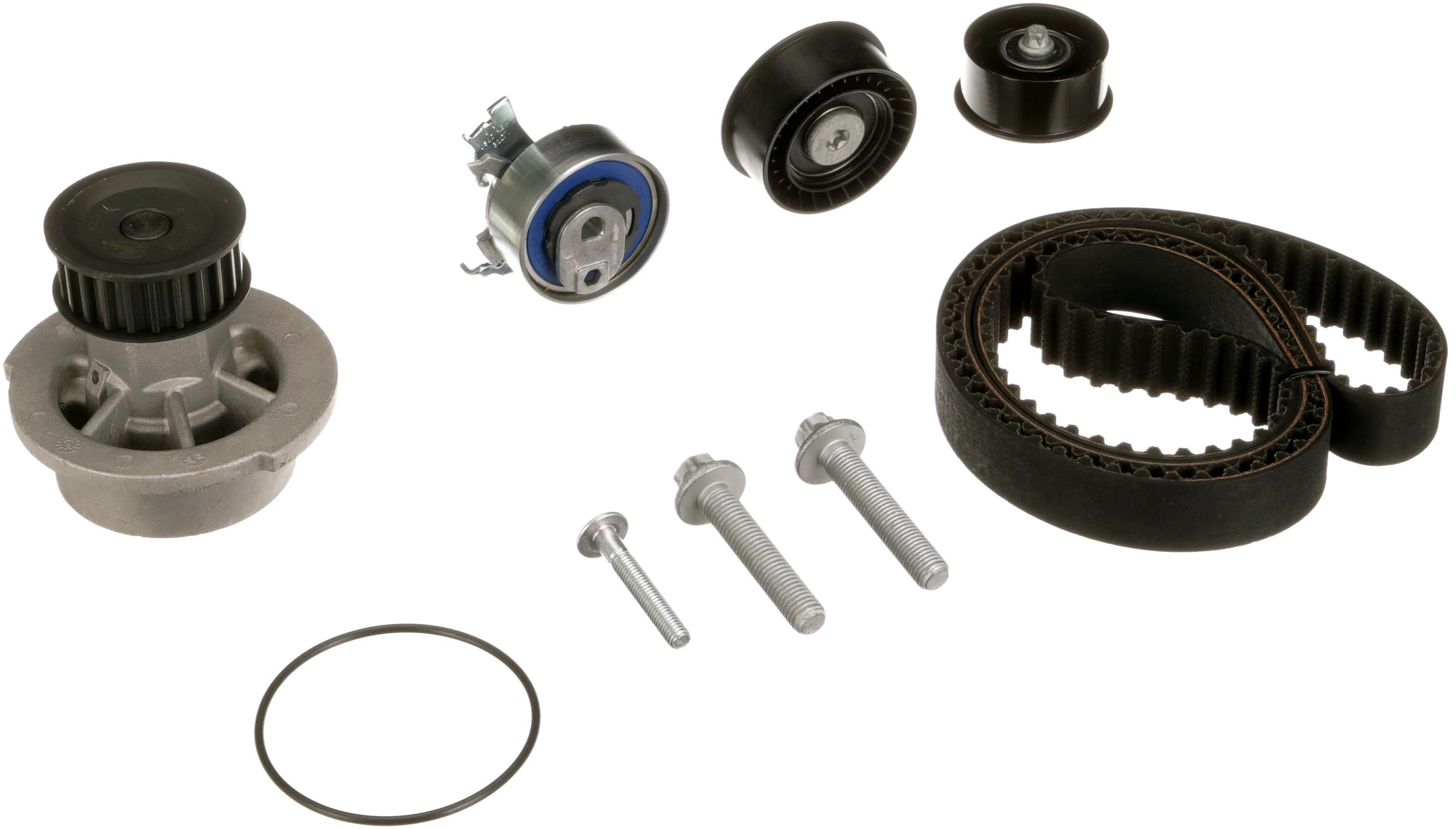 GATES KP25499XS-1 Bomba de agua + kit de correa de distribución Número de dientes: 162 20 mm con bomba de agua Compatible con OPEL Corsa C Hatchback X01 Astra G CC T98 Astra G Caravan T98