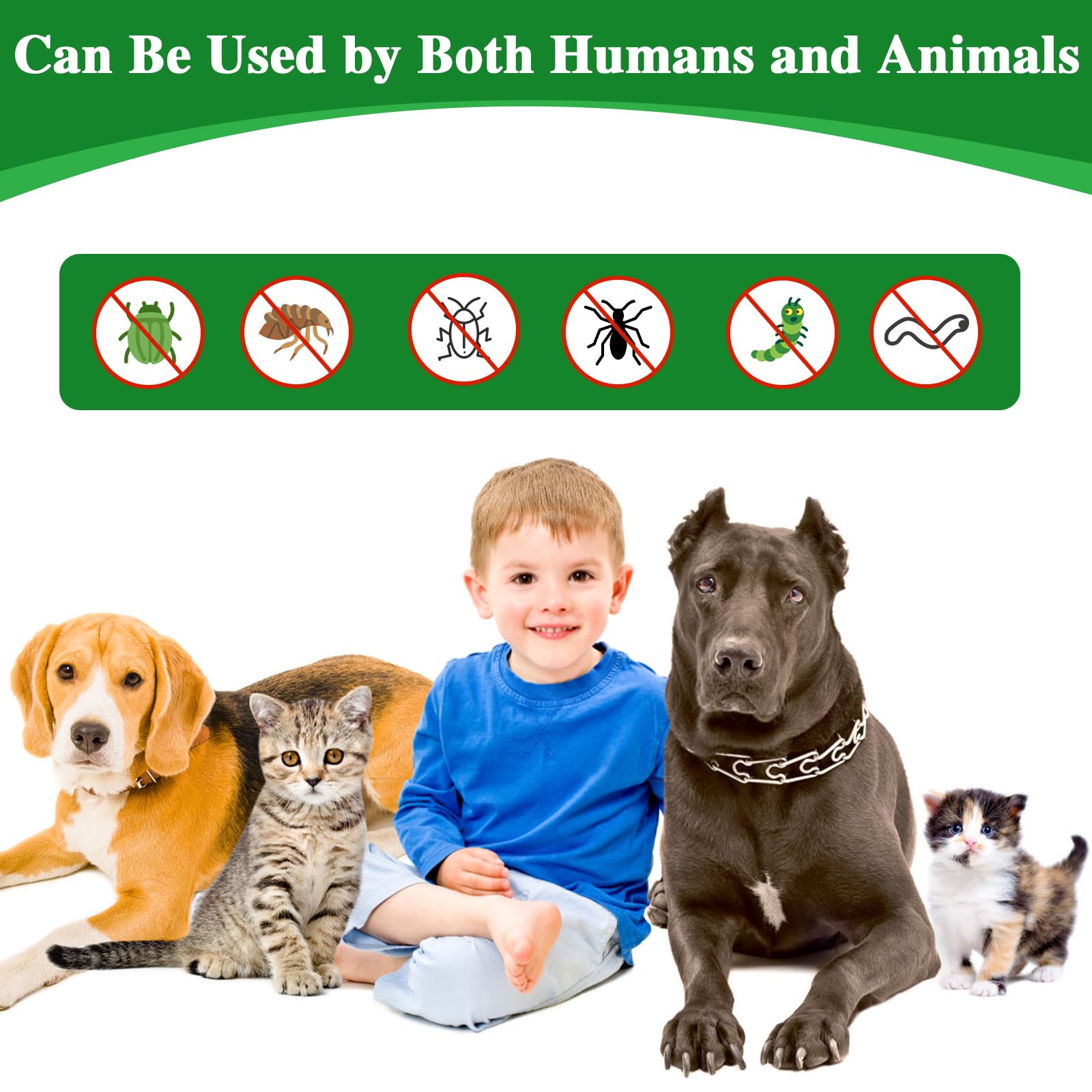 KEWUZY 1 Pince à Tiques et 3 Crochet à Tiques pour Chat et Humains, Lot de 4 Tire Tique, pour Chat et Humains, Pince Anti Tique pour Tiques de Toutes Tailles, Tire Tique, Crochet à Tiques