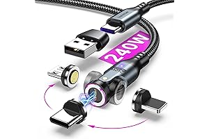 AJY Magnetic Charging Cable for USB-C Devices & More (6ft)