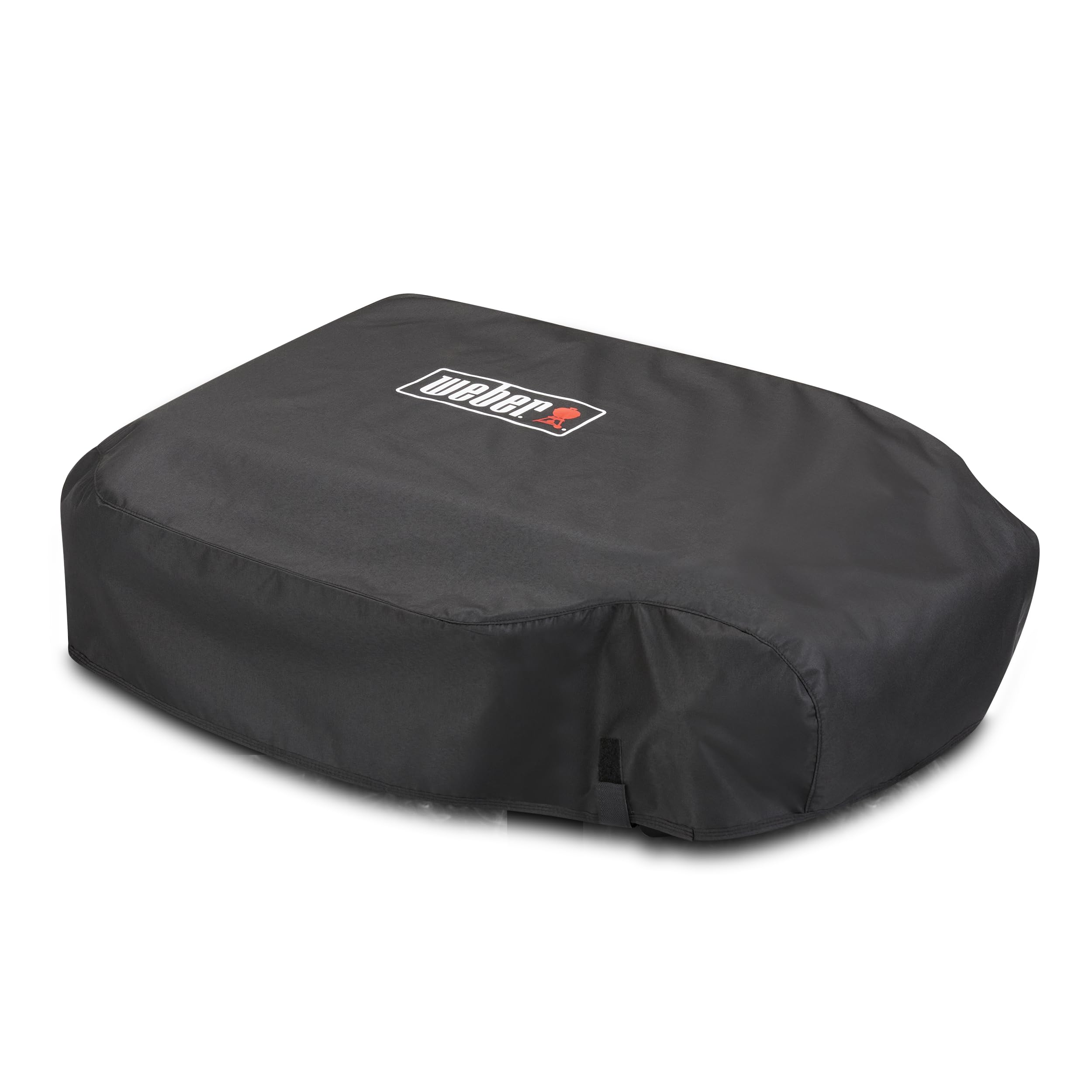 Weber Premium Grill Abdeckhaube für Slate GP 56cm Plancha, atmungsaktiv UV- & wasserbeständig, Schutz for Wind & Wetter, mit Klettverschluss zum Befestigen - Schwarz (3400202)