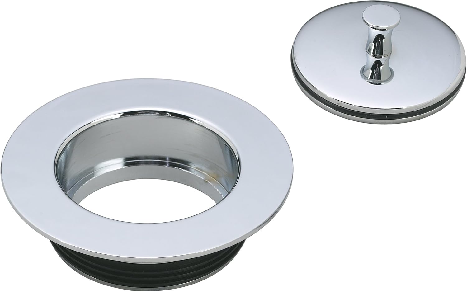 Westbrass D212-26 Universal Replacement Kitchen Sink Waste Disposal Trim Set, Polished Chrome