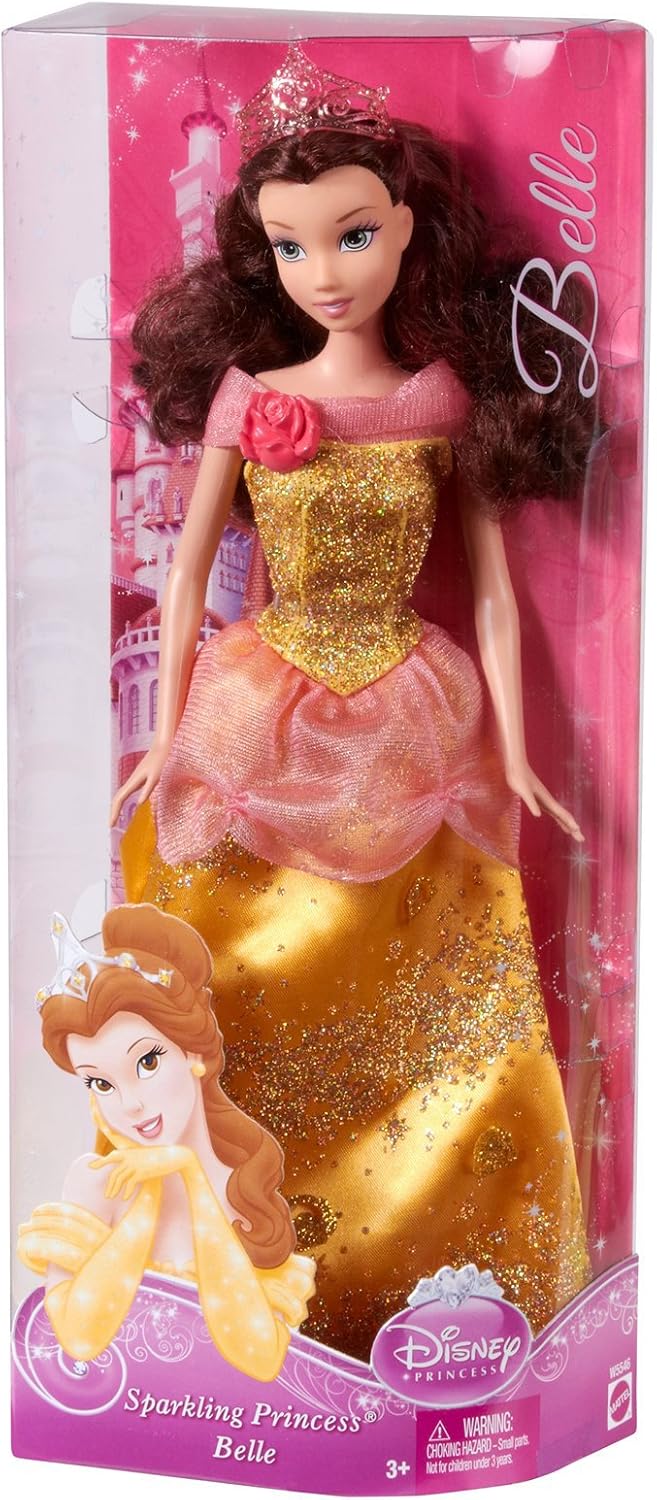 Disney Princess Sparkling Princess Belle Doll - 2012